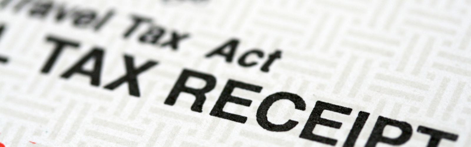 A tax receipt